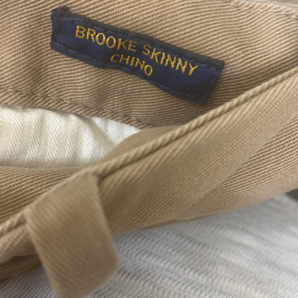 Polo Ralph Lauren Brooke Skinny NWT women’s size 14 khaki pants slacks - Picture 7 of 8